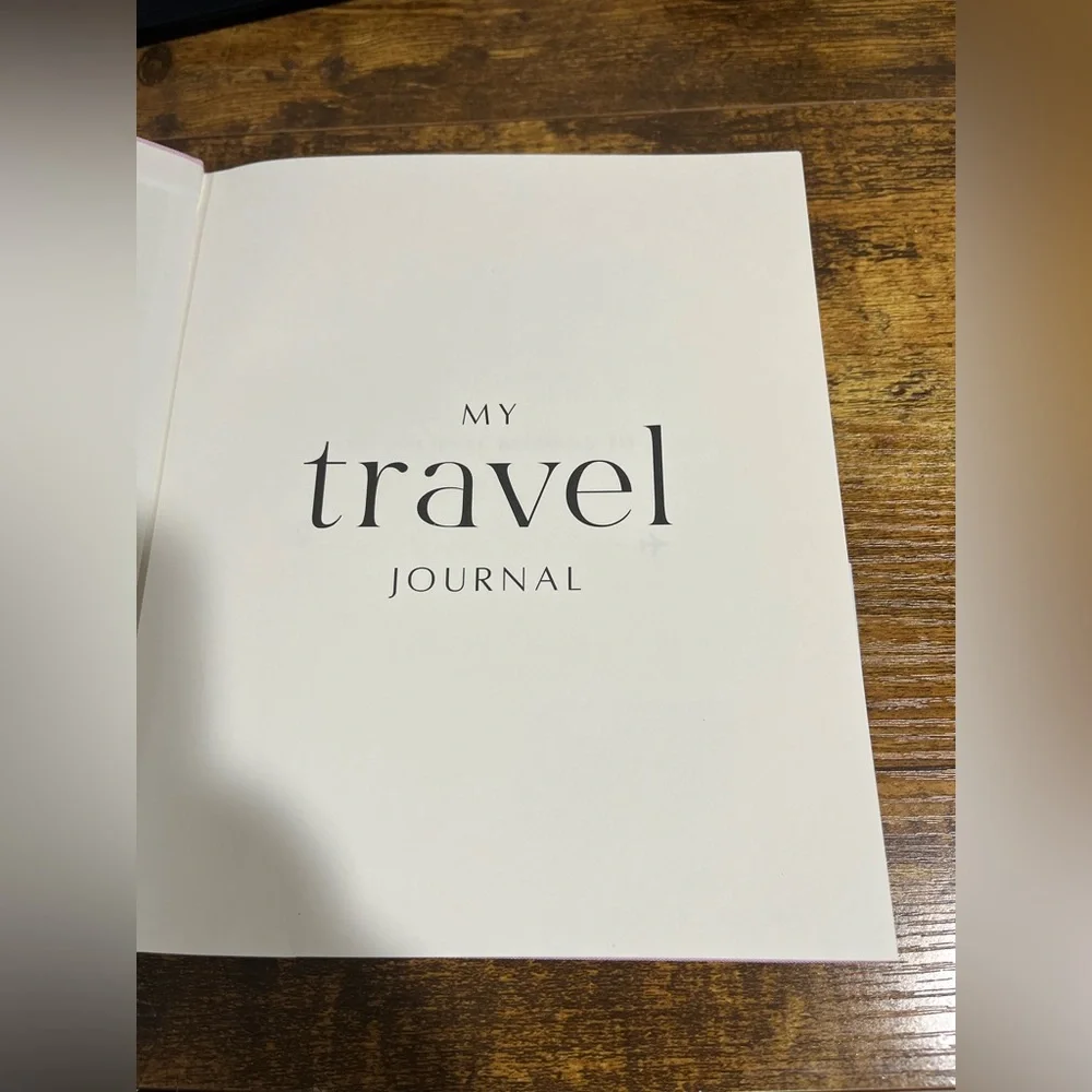 My Travel Journal Pink Hardcover
